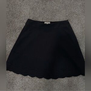 LOFT Chic Black Mini Skirt